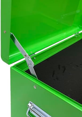 Workington Portable Metal Tool Chest with 6 Drawers, 24" 6-Drawer Tool Chest Cabinet with Ball Bearing Drawer Slides, Steel Tool Storage Box Organizer 4005 Green