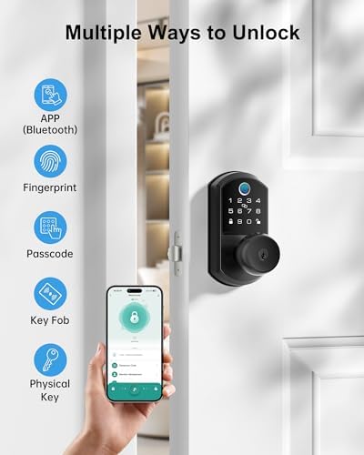 Keyless Entry Door Lock, Smart Lock for Front Door