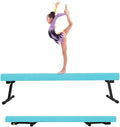 Adjustable&Foldable Gymnastics Balance Beam, 6FT/8ft High-Low Level Floor