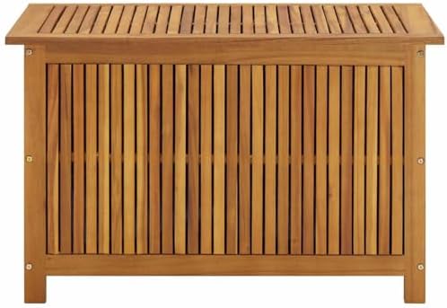 vidaXL Garden Storage Box 35.4"x19.7"x22.8" Solid Wood Acacia