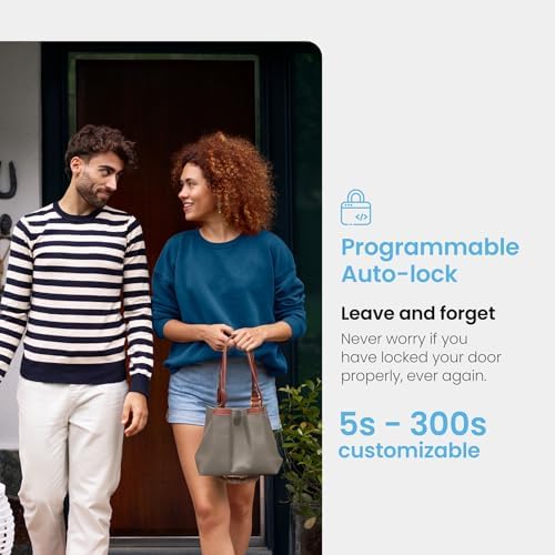 Lockly Secure Pro Wi-Fi Smart Deadbolt Lock - Left Fingerprint Edition