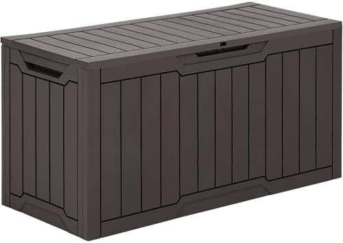 YITAHOME 80 Gallon Resin Deck Box