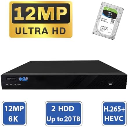gw security 16 channel 4k nvr 5mp poe, view 10
