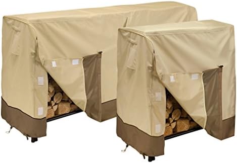 Classic Accessories Veranda Water-Resistant 12 Foot Log Rack Cover, Outdoor Patio Cover