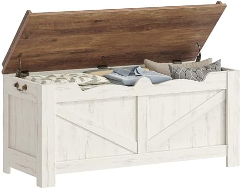 Hzuaneri 39" Storage Chest | Stuffed Animal and Blanket Storage for Bedroom