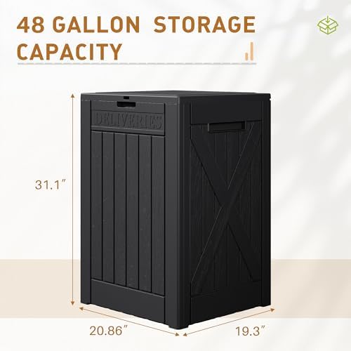 Devoko 48 Gallon Package Delivery Box Outdoor Secure Lockable