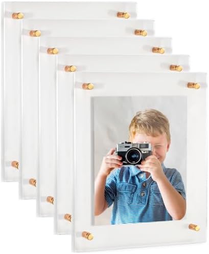 ArtToFrames 20x28 Inch Double Panel Floating Acrylic Picture Frame comes (5 Pack)