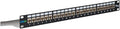 ICC 24-Port CAT6A Keystone Shielded 1U Patch Panel