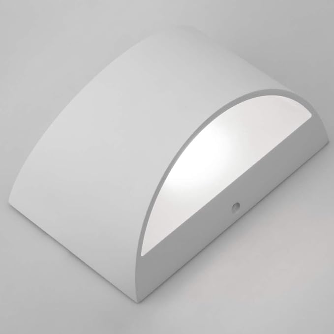 Aipsun Indoor Aluminum Modern LED Wall Sconce Hardwired Interior Wall Lights (Set of 2)