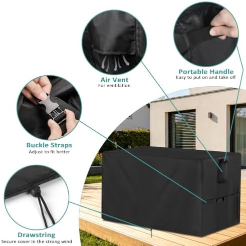 Outdoor Storage Box Cover for Keter XXL 230 Gallon Deck Box