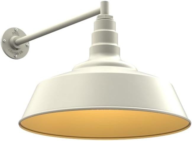 Steel Lighting Co. Large Outdoor Barn Light |Garage Light Fixture | Made in
