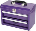 Viper Tool Storage 11-Inch 2-Drawer Portable Toolbox, Purple