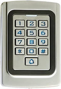 IP68 Waterproof Universal 12V 24VDC Metal Case Digital Wired Keypad for Garage Door, Gate Opener and Access Control Systems