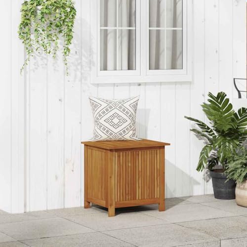 vidaXL Garden Storage Box 23.6"x19.7"x22.8" Solid Wood Acacia