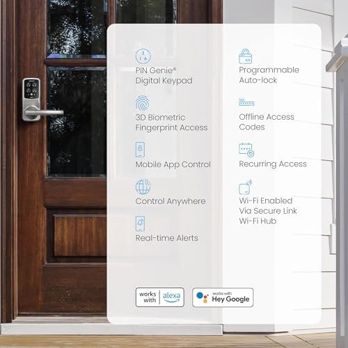 Lockly Secure Pro Wi-Fi Smart Lock with Handle