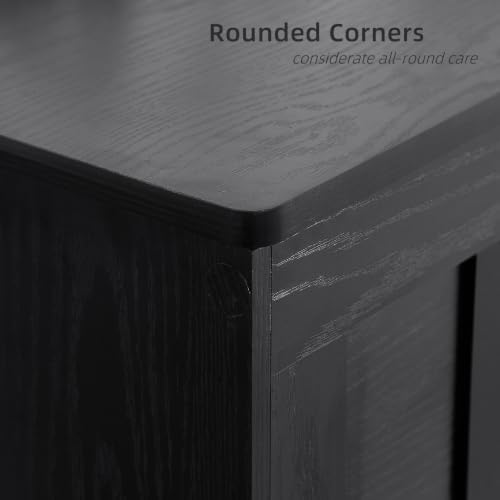 VANKILEY 47.2" Storage Chest Extra Large, Storage Bench(Black)