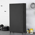 Storage Shelf Cover,Outdoor Heavy Duty 600D 48''W x 20''D x 55''H Dustproof Waterproof Shelf Covers for Wire Shelving,Storage Rack Cover with Zipper