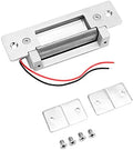 Door Access Control System RFID Keypad Electric Strike Lock Kit with Exit Button Doorbell Chime Remote Control