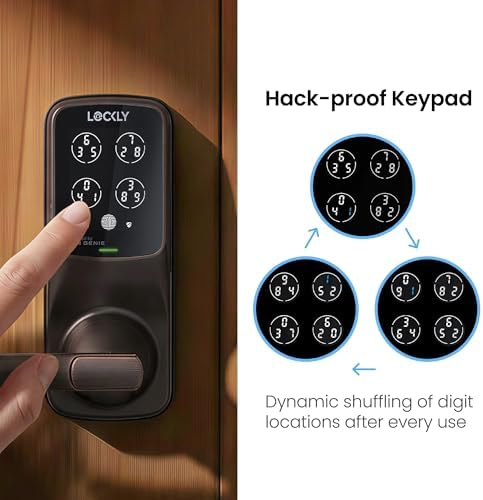 Lockly Secure Pro Wi-Fi Smart Lock with Handle