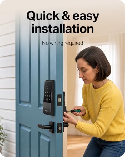 Tapo Smart Door Lock Wi-Fi Deadbolt, Palm & Fingerprint Recognition, DL130
