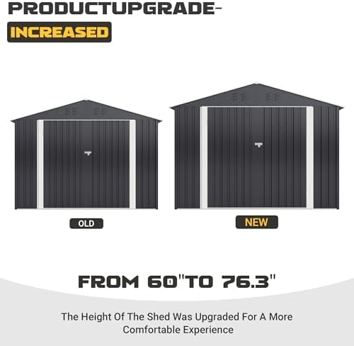 Polar Aurora 8 x 12 FT Outdoor Storage Shed