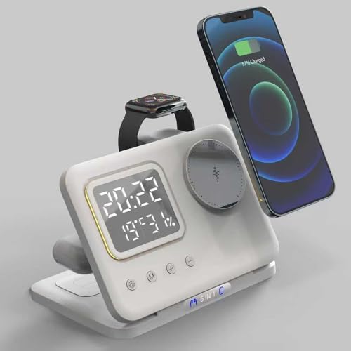 ihao 5in1 multi functional wireless charger, side view