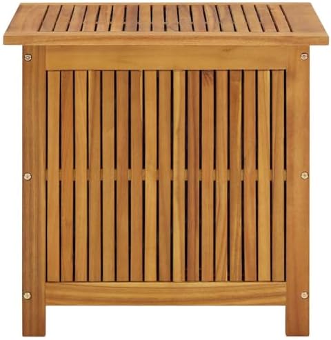 vidaXL Garden Storage Box 23.6"x19.7"x22.8" Solid Wood Acacia