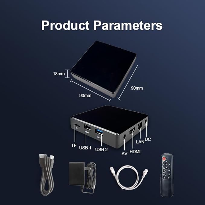 Lunzn Adertising Media Player Box Commercial Display Mate Remote Publish Menu