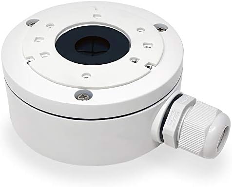 ds-1280zj-xs aluminum bracket junction back box for hikvision, close-up detail