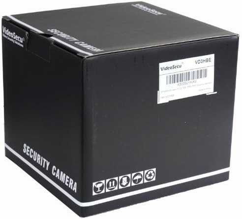 videosecu 700tvl day night outdoor security camera vandal, side view