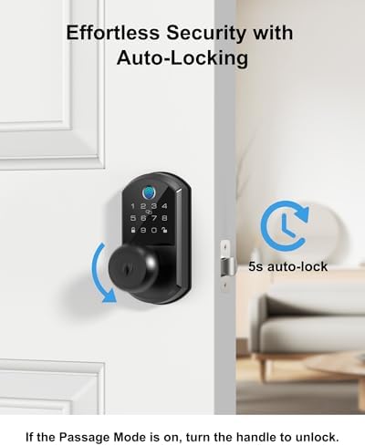 Keyless Entry Door Lock, Smart Lock for Front Door