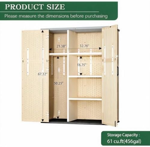 Outdoor Storage Shed for Patio