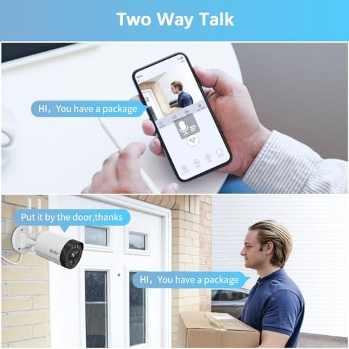 Outdoor Wireless Security Camera System, Wireless Cameras for Home Security