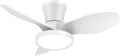 ocioc Quiet Ceiling Fan with LED Light DC motor 32 inch Large Air Volume Remote