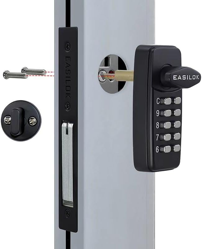 Keyless Keypad Storefront Door Lock Mechanical Commercial Lock
