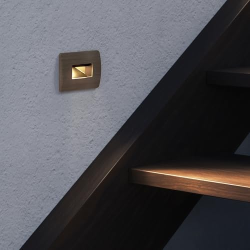 Hinkley Luna Horizontal 12V LED Outdoor Landscape Step Light, Satin Black
