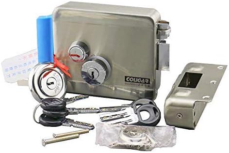 AMOCAM Electric Electronic Door Lock 6pcs Computerized Doted Keys DC 12V