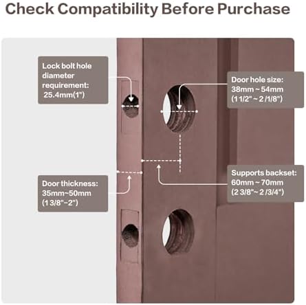 Keylynx 4-in-1 Smart Door Lock with APP Control, Fingerprint Door Locks with Keypad Deadbolt, Keyless Entry Door Lock with Auto-Locking, 16-Month Battery Life Deadbolt Lock, Easy Installation
