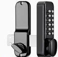 Qivine Mechanical Keyless Door Lock, Push Button Keypad Lock 1-11 Digitals