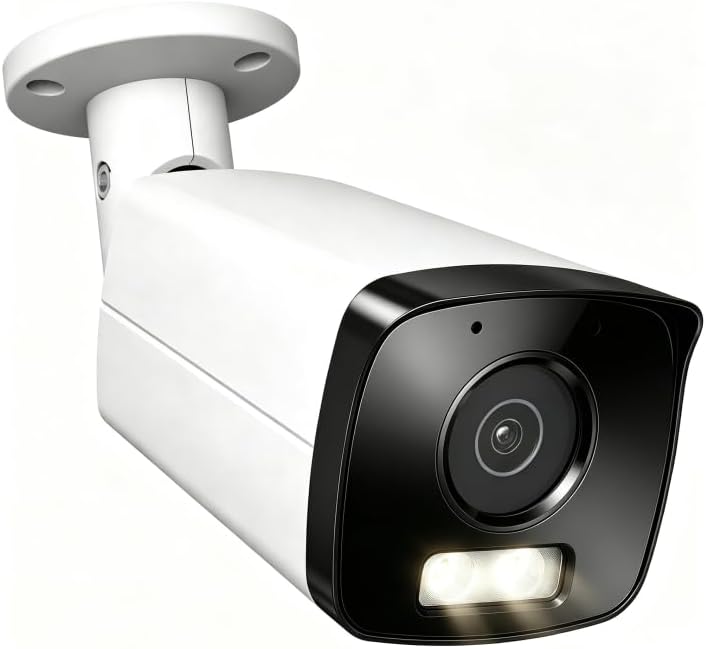 UNILOOK 6MP Bullet PoE IP Camera, Wired Security IP Camera Outdoor