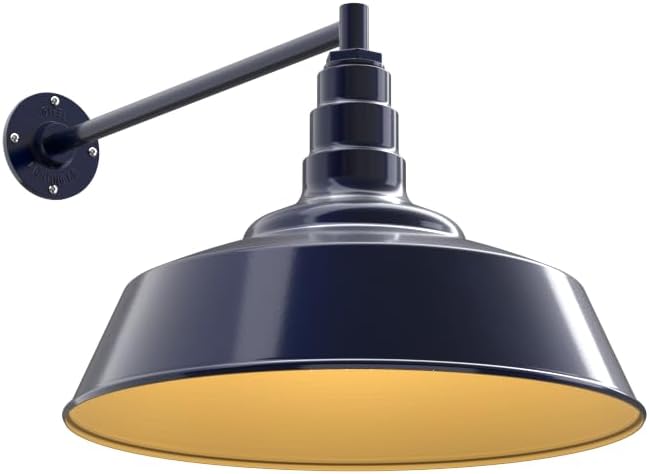 Steel Lighting Co. Large Outdoor Barn Light |Garage Light Fixture | Made in