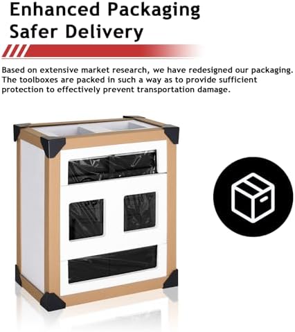 AirWire 5-Drawer Rolling Tool Chest Black