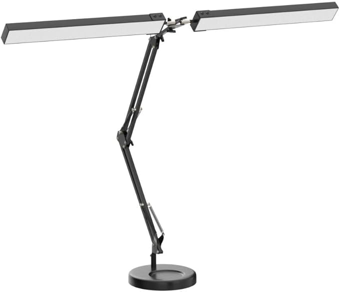 2-in-1 LED Desk Lamp, 24W Brightestwith Table Lamp