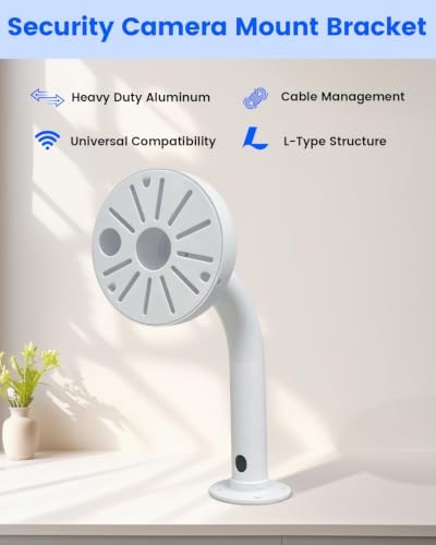 Universal L-Type Metal Security Camera Wall Mount Bracket