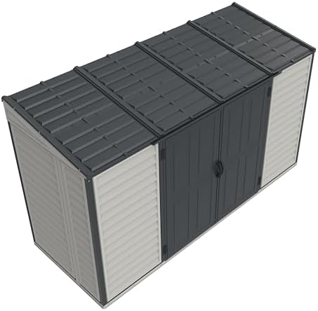Duramax SideMate Plus Pro 10x4 Vinyl Outdoor Storage Shed with Double Doors