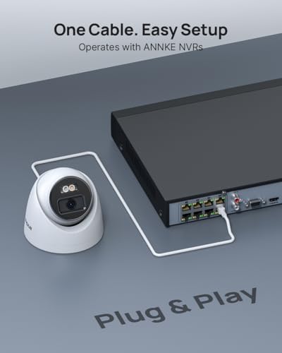 annke 4k/8mp dome poe security camera outdoor, color, package contents
