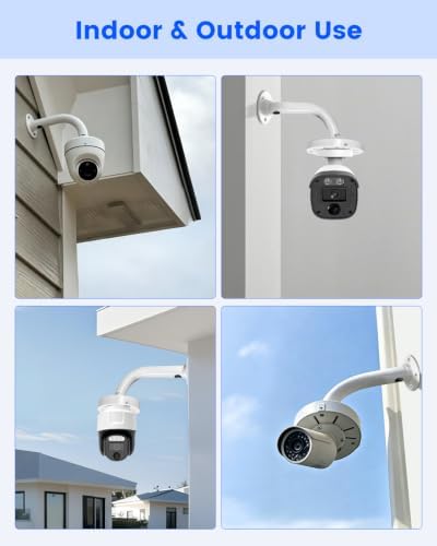 Universal L-Type Metal Security Camera Wall Mount Bracket