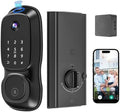 Video Smart Lock with Camera & Doorbell,6-in-1 Keyless Entry Door Lock for Front Door,Deadbolt Lock with Built-in WiFi 2K HDR Camera,Support Fingerprint,Keypad and Voice Unlock,Video Call,App Control