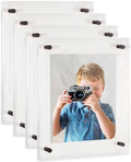 ArtToFrames 13x25 Inch Double Panel Floating Acrylic Picture Frame comes (4 Pack)