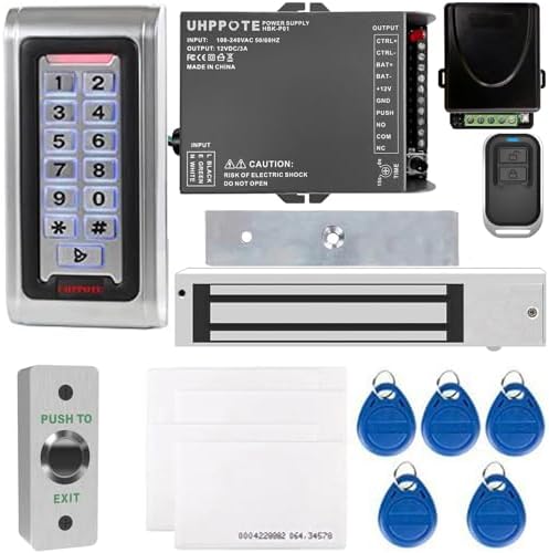 UHPPOTE Access Control Keypad 600Lbs Electromagnetic Door Lock Kit System